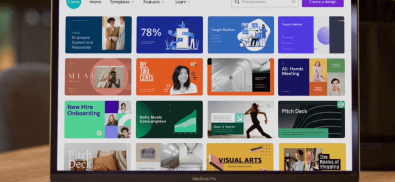 Photo illustrant Canva, une plateforme de création de contenu graphique